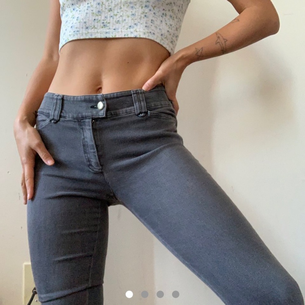 Balenciaga skinny jeans in charcoal